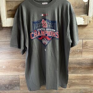 Majestic 2009 St. Louis Cardinals Central Division MLB, Size Large , Baseball